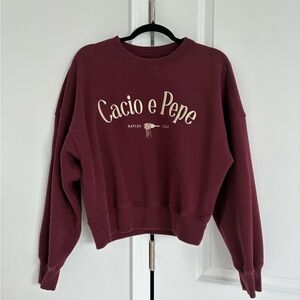 Abercrombie Cacio e Pepe sweatshirt